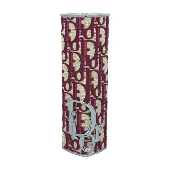 Dior | Dior Addict Couture Lipstick Case - Burgundy Oblique Monogram - Picture 1 of 3
